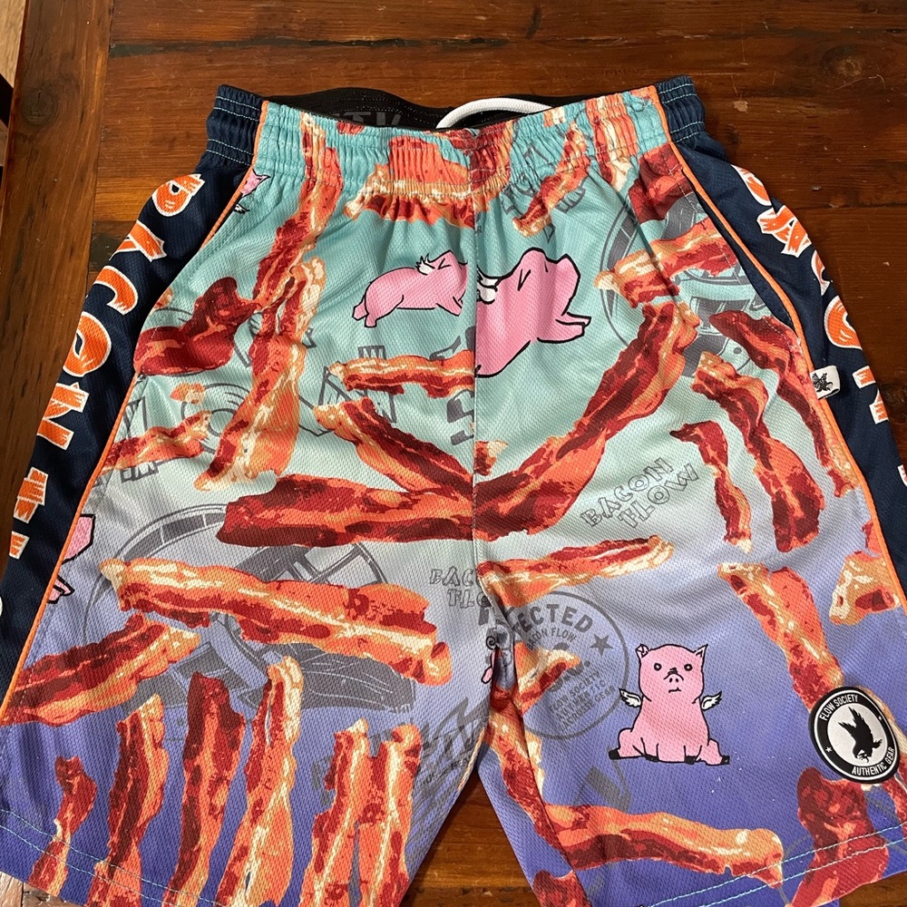 Society Red and Pink Vibrant Shorts
